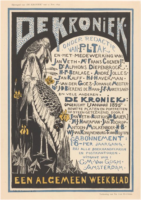 Advertisement for De Kroniek